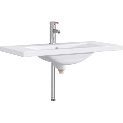 vidaXL Lavabo - Umivaonik za kupaonicu Krom 81 x 40 x 17 5 cm Metal - Krom 81 x 40 x 17 5 cm Cijene