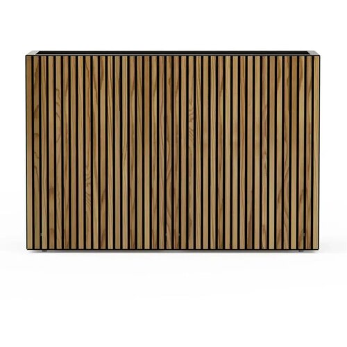 Herstera Garden Deco Planter Divider XL | Metalna visoka žardinjera | 554 L | Crna - BRANDED IN EU Slike