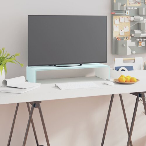 The Living Store Stojalo za TV / ekran stekleno zeleno 60x25x11 cm - TV Stojalo, (21375581) Slike