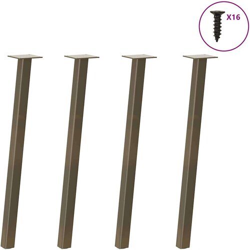  Konzolne noge za stol 4 kom prirodni čelik 72 cm čelik Cene