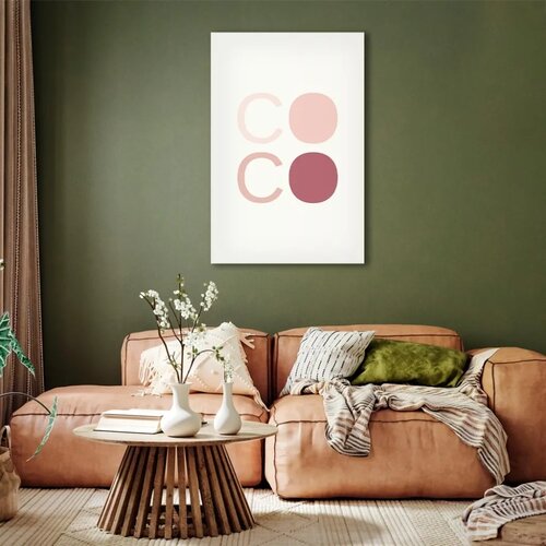  Slika - Pink Coco (1 Part) Vertical 80x120 Na talijanskom platnu Cene