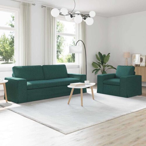 SOFA 2 pcs Tamnozelena Metal Cijene