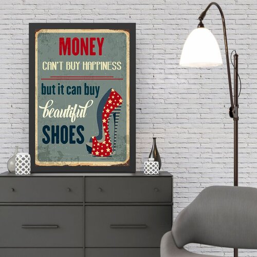 Wallity uramljena slika money, 35x45 cm Cene