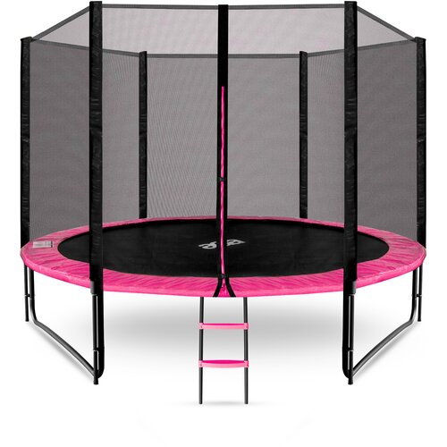  Trampolin 305 cm s vanjskom zaštitnom mrežom i stepenicama AGA SPORT PRO MRP1010PINK - roza Cijene