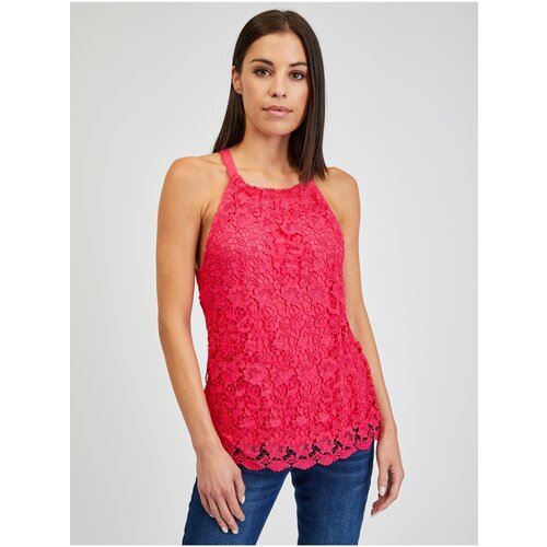 Orsay Dark pink Women&amp;#039;s Lace Tank Top - Women Slike