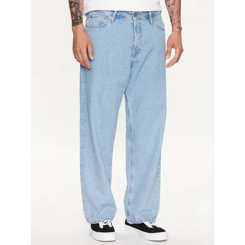 Jack & Jones Jeans hlače Alex 12236082 Modra Baggy Fit