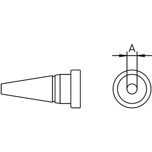 Weller Spajkalna konica\, okrogla LT-AS velikost konice 1.6 mm vsebuje 1 kos, (20394611) Cene