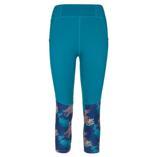 Kilpi Women&amp;#039;s 3/4 fitness leggings SOLAS-W TURQUISE Slike