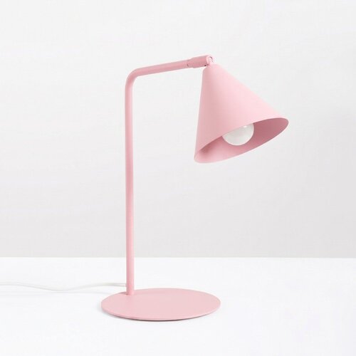 Sollux Ružičasta željezna stolna lampa sa savitljivom konstrukcijom (visina 35 cm) Zylo &amp;ndash; Slike