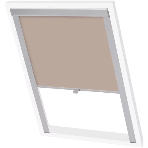 vidaXL Senčilo za zatemnitev okna bež barve F06, (20768374)