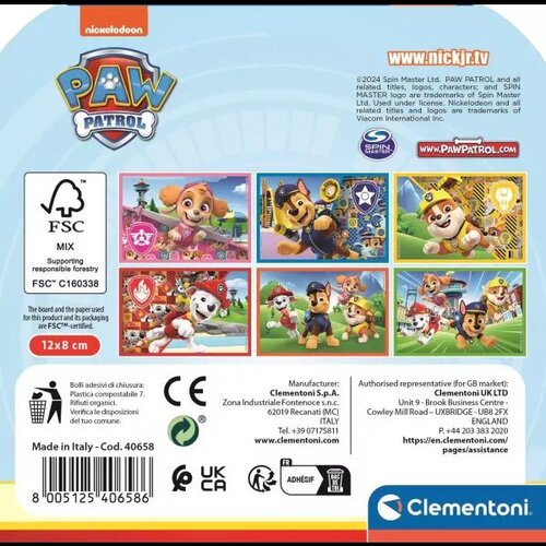 Clementoni Paw patrol kocke - 6 kos Cene