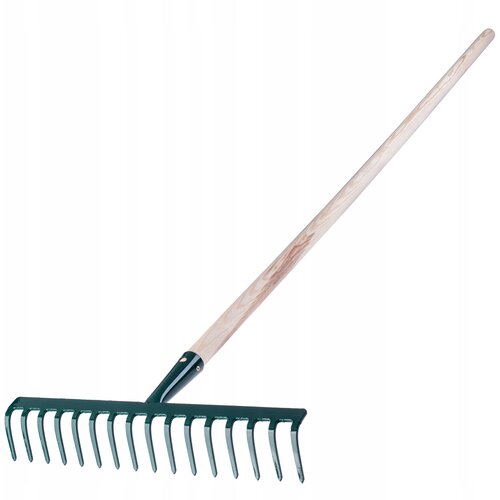 KADAX grablje za listje, vrtna trava, lesen ročaj, 138 cm, 16-zobne trdne grablje, (5000353831) Cene