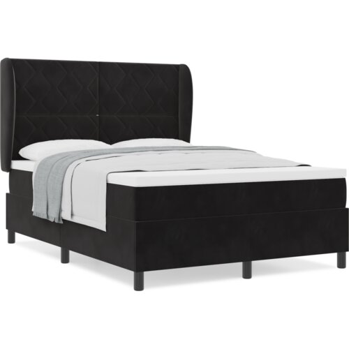 Box Spring Krevet s Madracem Crni 160x200 cm Bar&amp;scaron;un Slike