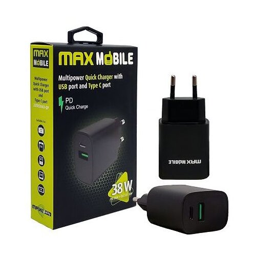 MaMobile MAXMOBILE kućni punjač PD QC3.0 DUO TYPE C 20W+USB 18W 2UTR3068 Cijene