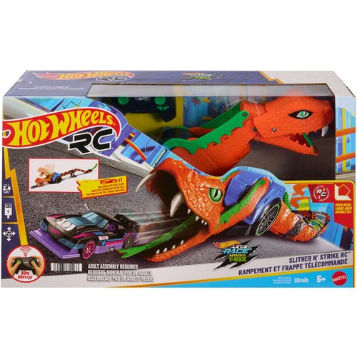 Mattel Hot Wheels: Let&amp;rsquo;s Race daljinski upravljani izbacivač automobila zmija s autićem &amp;ndash; Slike