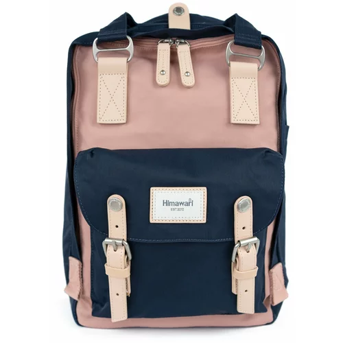 Himawari Unisex's Backpack Tr21288 Navy Blue/Pink