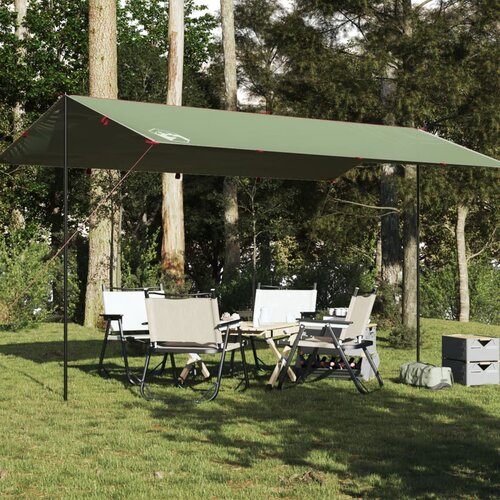 vidaXL Ponjava za kampiranje zelena 500x294 cm vodoodporna Cene