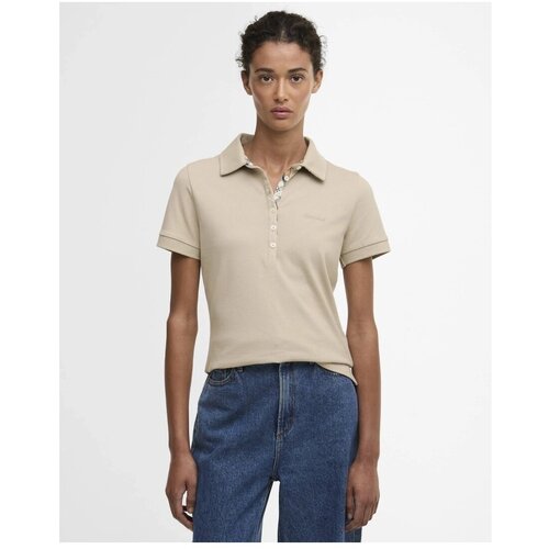 Barbour Polo majice kratki rokavi LML0634 Bež Slike