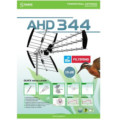 Amiko Antena Triplex Loga AHD 344 LTE, (57178482) Cijene
