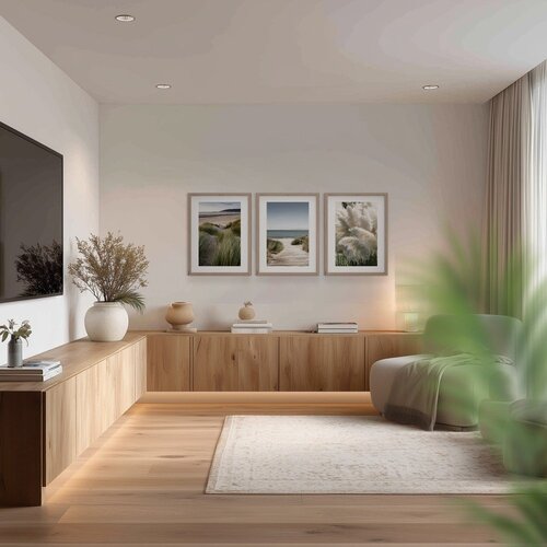 Styler Tiskane slike u setu 3 kom s okvirom 30x40 cm Tranquil &amp;ndash; Slike