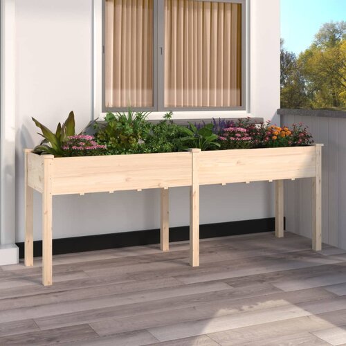vidaXL Sadilica s oblogom 203 x 53 x 76 cm od masivne jelovine Cijene