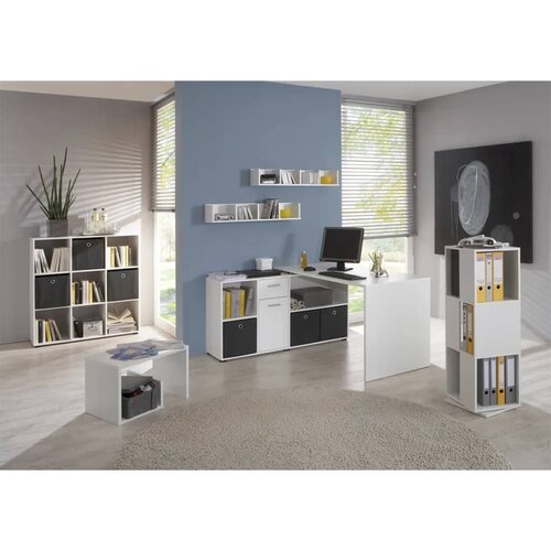 Furnova FMD Klubska mizica 2 v 1 59,1x35,8x37,8 cm bela, (21914690) Slike
