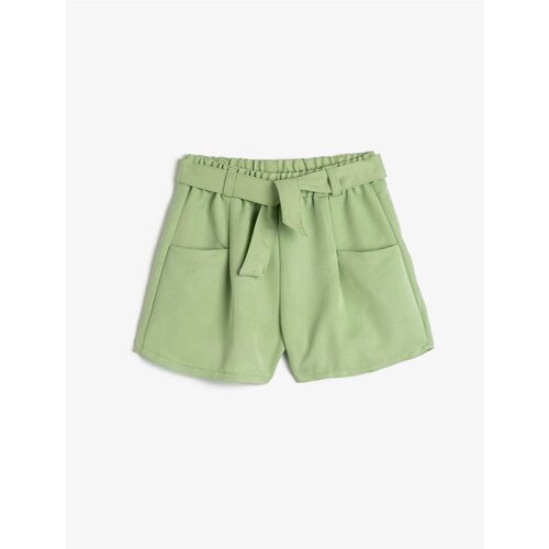 Koton Shorts - Green - Normal Waist Cene