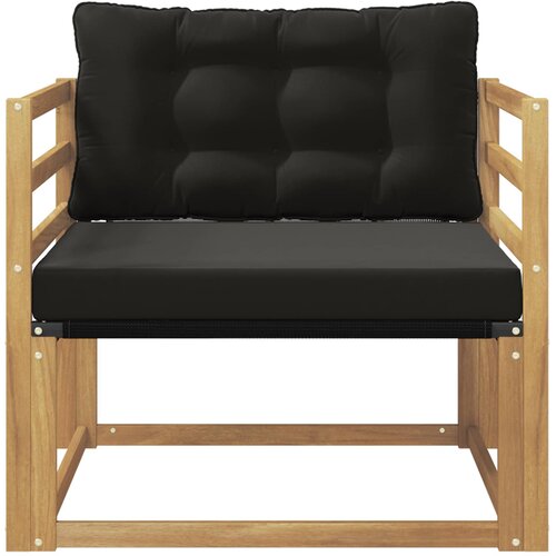  Set vanjskih sofa Čvrsto drvo akacije i Textilene Bijela Slike