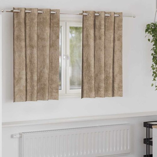  Bar&scaron;unaste zavjese 2 pcs &Scaron;ampanjca 140 x 140 cm Bar&scaron;un Cijene