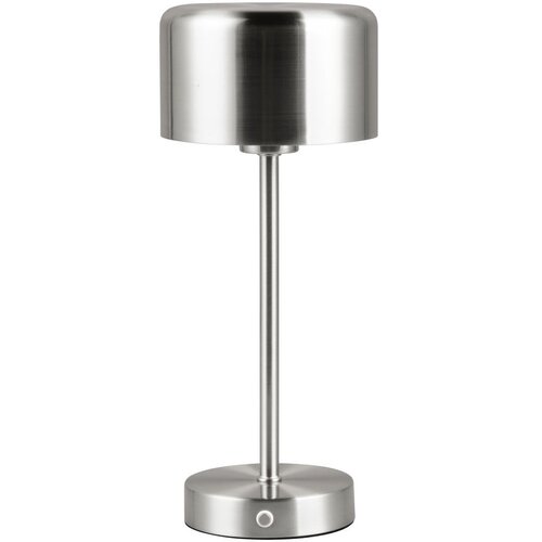 Tri O LED zatemnitvena namizna svetilka v srebrni barvi (višina 30 cm) Jeff – Cene