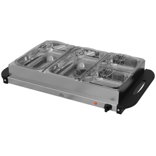 Nesta Grelnik hrane 6,8 L, 300 W, nerjavno jeklo, nastavljiv termostat, posoda za bife, za zabave in družinske obroke, (5000493557) Cene