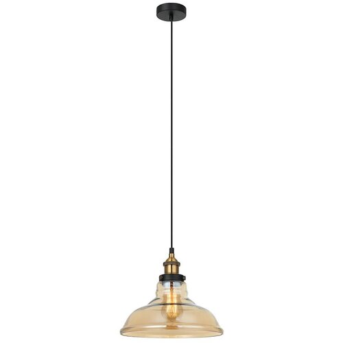 ITALUX MDM-2381/1 GD+AMB - Luster na sajli HUBERT 1xE27/40W/230V Cene