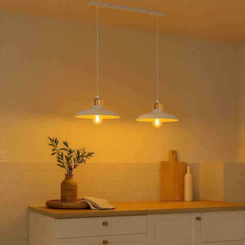  Brilagi - LED Luster na sajli FLAMENGO 2xE27/60W/230V bela Slike