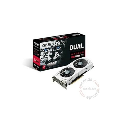 Asus DUAL-RX480-O4G Dual-fan Radeon RX 480 4GB OC Edition grafička kartica Slike