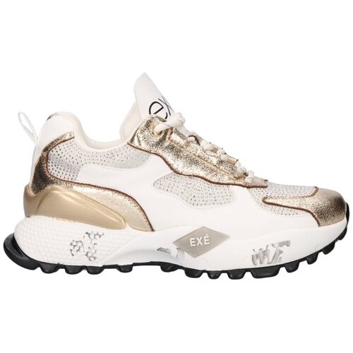 Exé Shoes Nizke superge EX&Eacute; Sneakers D190608-22A - White/Gold Bela Cene