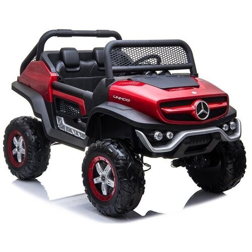 Mercedes Unimog - automobil na akumulator, crveni 4x4 Slike