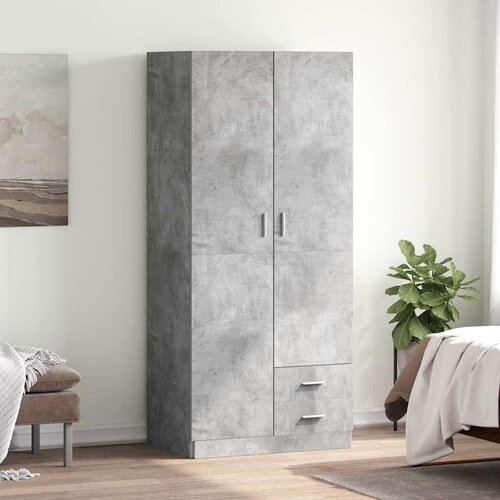  Ormar siva boja betona 80 x 52 x 180 cm od konstruiranog drva Cijene