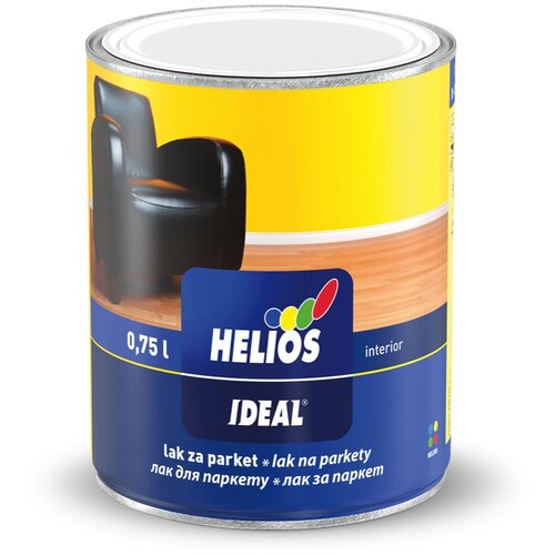 Helios lak parket lak 0,75l, polmat Slike