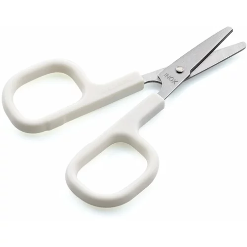 THERMOBABY Scissors otroške škarjice z okroglo konico White 1 kos