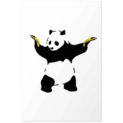  Plakat - Panda with Guns 21x30 Bez okvira Cijene
