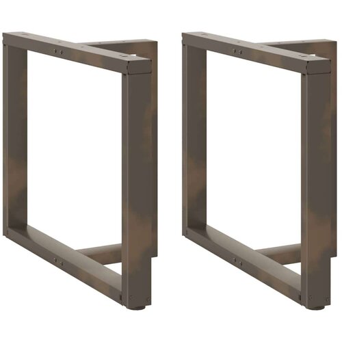  Noge jedilne mize v obliki črke T 2 kosa 90x35x(72-73) cm jeklo, (21828692) Cene