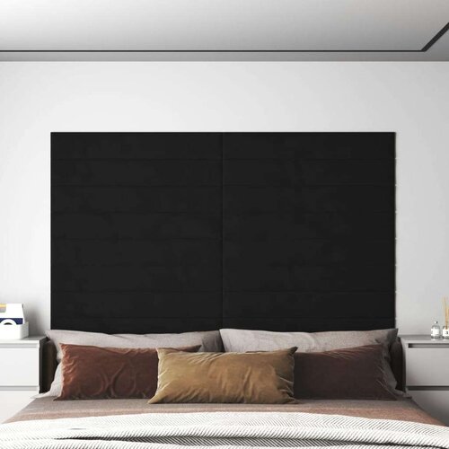  Zidne ploče 12 kom crne 90 x 15 cm bar&amp;scaron;unaste 1 62 m&amp;sup2; Slike
