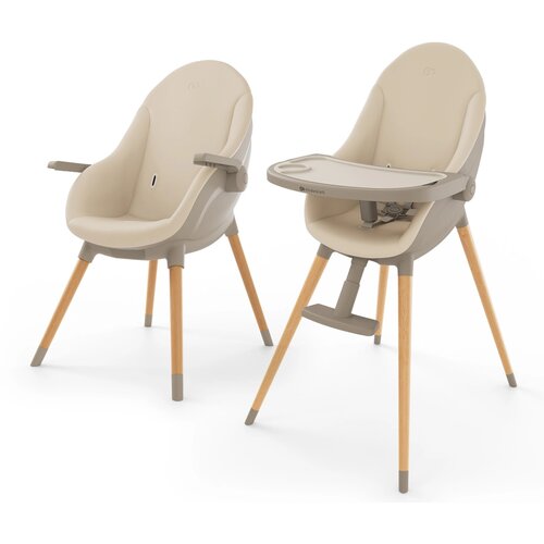 Kinderkraft STOLICA ZA HRANJENJE 2U1 FINI UP BEIGE Slike