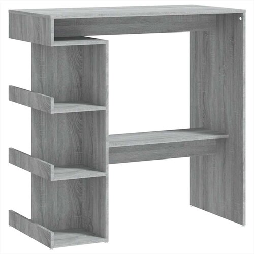  Barski stol sa stalkom siva boja hrasta sonome 100x50x101,5 cm Slike
