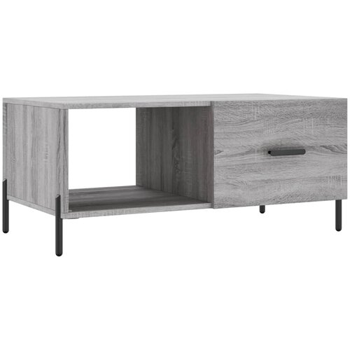 Maison Chic Klubska mizica - kavna mizica - Nizka mizica siva sonoma 90x50x40 cm inženirski les, (21752449) Slike