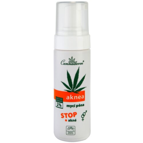 Cannaderm Aknea Washing Foam pena za umivanje proti aknam 180 ml Slike