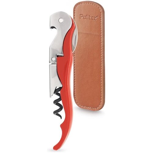 Pulltex Dvostopenjski odpirač za steklenico Kelnar z etuijem / rdeč / inox, (20455228) Slike
