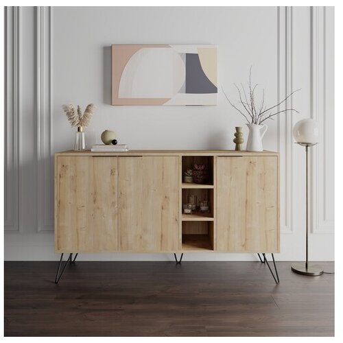 Hanah home Konzolni sto Clara, 142 x 83 x 35,6 cm, Hrast Cene