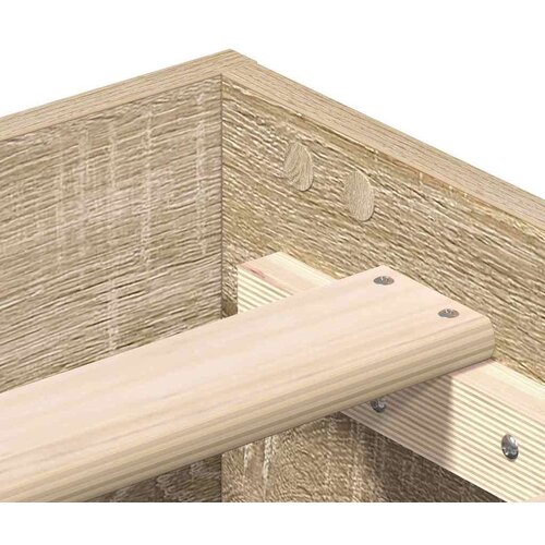  Okvir za krevet 2 pcs Sonoma 152 x 203 cm Slike