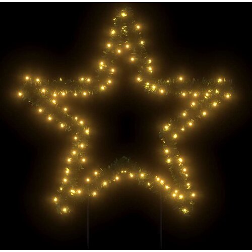 VidaXL Ukrasno božićno svjetlo sa &amp;scaron;iljcima zvijezda 115 LED 85 cm Slike